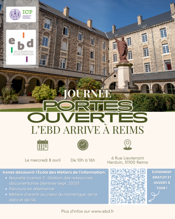 JPO EBD : l'école des métiers de l'information